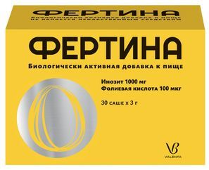 Фертина Инозит 1000Мг Фолиевая 100Мкг саше 3г 30 шт. Fine Foods & Pharmaceuticals N.T.M. S.p.A