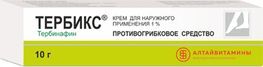 Тербикс 1% 10г крем для наружного применения Алтайвитамины