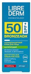 Либридерм Бронзиада крем для лица солнцезащитный матирующий Spf50 50мл
