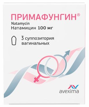 Примафунгин 100мг 3 шт. суппозитории вагинальные Примафунгин 100мг 3 шт. суппозитории вагинальные