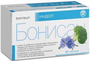 Бонисан Индол капсулы массой 0,5г 60 шт.