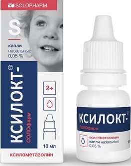 Ксилокт-солофарм 0,05% 10мл капли назальные Ксилокт-солофарм 0,05% 10мл капли назальные