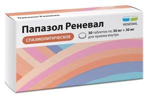 Папазол Реневал 30мг+30мг 30 шт. таблетки Папазол Реневал 30мг+30мг 30 шт. таблетки
