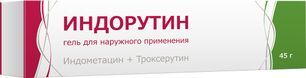 Индорутин 45г гель для наружного применения Индорутин 45г гель для наружного применения
