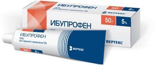 ибупрофен-вертекс гель
