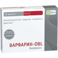 Варфарин-Obl 2,5мг 50 шт. таблетки