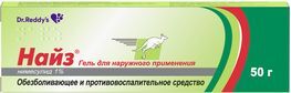 Найз 1% 50г гель для наружного применения dr. reddy.s laboratories ltd. Найз 1% 50г гель для наружного применения dr. reddy.s laboratories ltd.