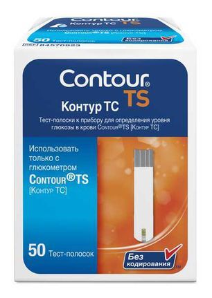 Контур тс тест-полоски 50 шт. Контур тс тест-полоски 50 шт.