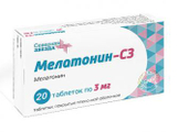 Мелатонин-Сз 3мг 20 шт. таблетки покрытые пленочной оболочкой