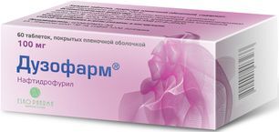 Дузофарм 100мг 60 шт. таблетки покрытые пленочной оболочкой Дузофарм 100мг 60 шт. таблетки покрытые пленочной оболочкой