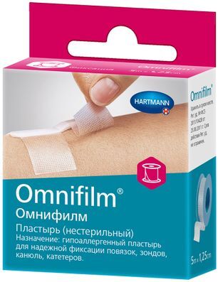 Хартманн Омнифильм пластырь фиксирующий 5мх1,25см прозрачный Paul Hartmann Хартманн Омнифильм пластырь фиксирующий 5мх1,25см прозрачный Paul Hartmann
