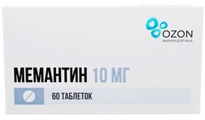 Мемантин 10мг 60 шт. таблетки покрытые пленочной оболочкой Озон