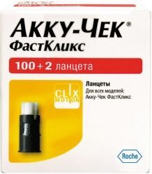 Акку-Чек ФастКликс ланцеты, 102 шт. Акку-Чек ФастКликс ланцеты, 102 шт.