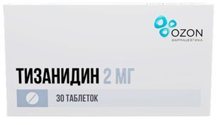 Тизанидин 2мг 30 шт. таблетки Тизанидин 2мг 30 шт. таблетки