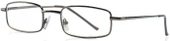 КЕМНЕР ОПТИКС очки корригирующие для чтения темно-серые металлические прямоугольные +2,0