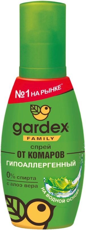 Гардекс Фэмили спрей от комаров 100мл Аэрозоль Новомосковск Гардекс Фэмили спрей от комаров 100мл Аэрозоль Новомосковск