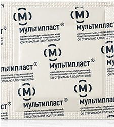 Мультипласт лейкопластырь бактерицидный 3,8х3,8см сильной фиксации Мультипласт лейкопластырь бактерицидный 3,8х3,8см сильной фиксации