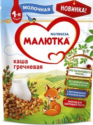 Малютка каша молочная Гречневая 220г Малютка каша молочная Гречневая 220г