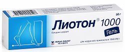 Лиотон 1000 50г гель Лиотон 1000 50г гель