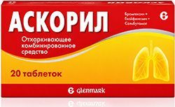 Аскорил 20 шт. таблетки Гленмарк +20 таблетки Промо Аскорил 20 шт. таблетки Гленмарк +20 таблетки Промо