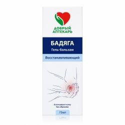 Добрый аптекарь гель-бальзам для тела бадяга 75мл Добрый аптекарь гель-бальзам для тела бадяга 75мл