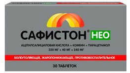 Сафистон Нео 320мг+40мг+240мг 30 шт. таблетки Сафистон Нео 320мг+40мг+240мг 30 шт. таблетки