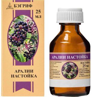 Аралии настойка 25мл