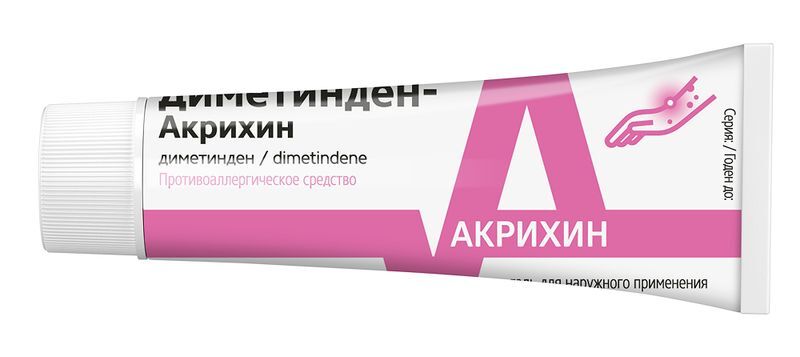 Диметинден-Акрихин 0,1% 50г гель для наружного применения, фото №2