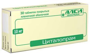Циталопрам 10мг 30 шт. таблетки покрытые пленочной оболочкой Алси Фарма Циталопрам 10мг 30 шт. таблетки покрытые пленочной оболочкой Алси Фарма