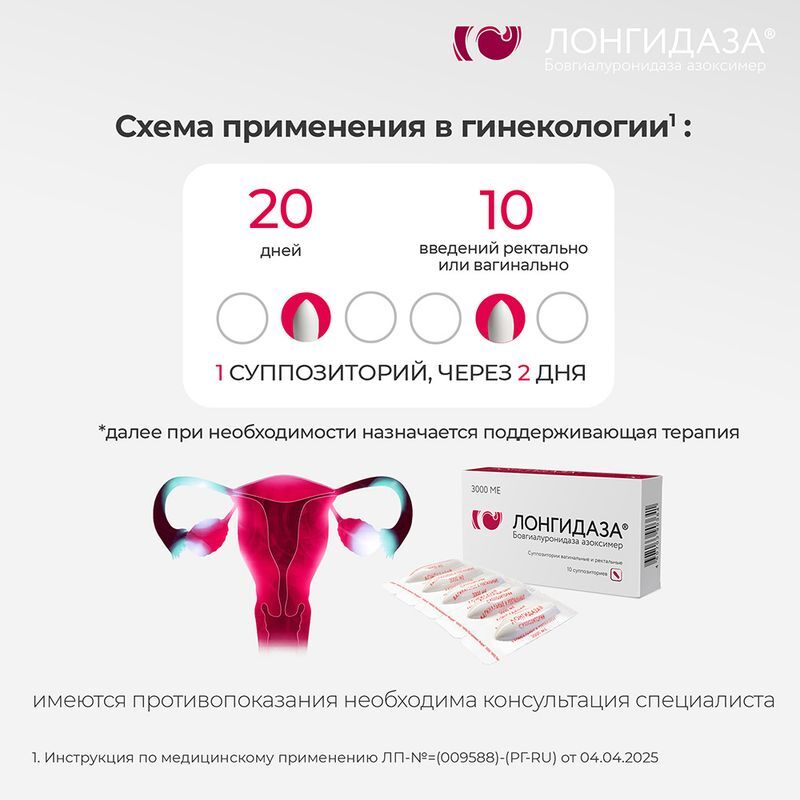 Лонгидаза 3000Ме 10 шт. суппозитории Петровакс Фарм Нпо, фото №4