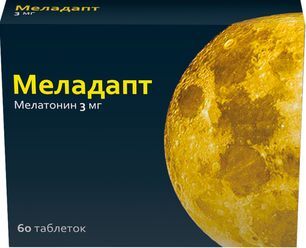 Меладапт 3мг 60 шт. таблетки покрытые пленочной оболочкой