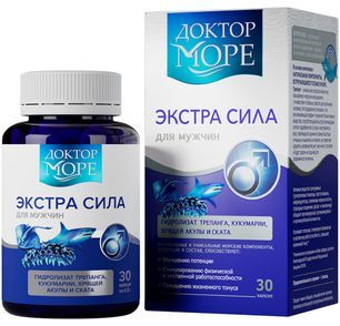 Доктор Море Экстра Сила Для Мужчин капсулы 0,5г 30 шт. Фармоушен Лаб Доктор Море Экстра Сила Для Мужчин капсулы 0,5г 30 шт. Фармоушен Лаб