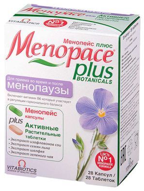 Менопейс Плюс таб+капс 56 шт. Менопейс Плюс таб+капс 56 шт.