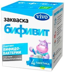Виво бифивит закваска 0,5г 4 шт.