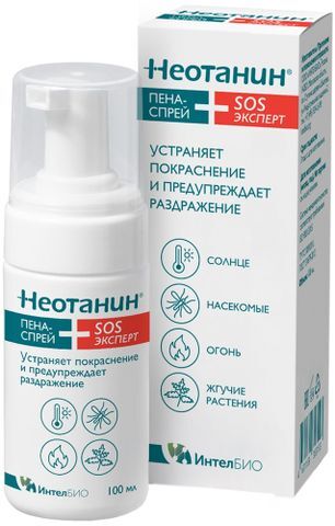 Неотанин сос эксперт пена-спрей для ухода за кожей 100мл