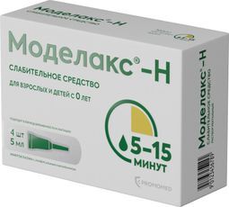 Моделакс-Н 5мл 4 шт. раствор ректальный Моделакс-Н 5мл 4 шт. раствор ректальный