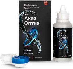 Акваоптик раствор многофункциональный для ухода за контактными линзами 60мл Акваоптик раствор многофункциональный для ухода за контактными линзами 60мл