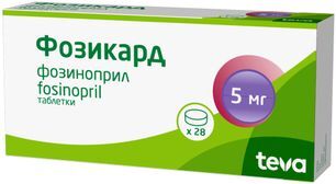 Фозикард 5мг 28 шт. таблетки