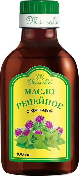 Мирролла масло репейное с Крапивой 100мл Мирролла Мирролла масло репейное с Крапивой 100мл Мирролла