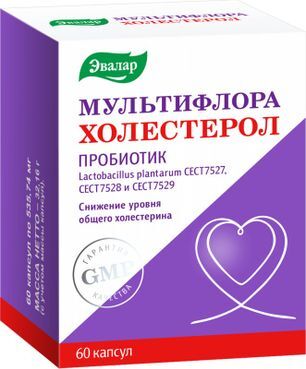 Мультифлора холестерол капсулы 60 шт. Мультифлора холестерол капсулы 60 шт.