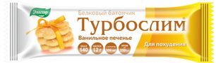 Турбослим батончик белковый Ванильное печенье 50г Эвалар