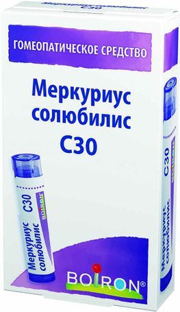 Меркуриус Солюбилис С30 4г гранулы гомеопатические Меркуриус Солюбилис С30 4г гранулы гомеопатические