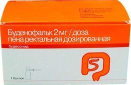 Буденофальк 2мг/доза 14 шт. пена для ректального применения