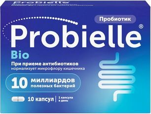 Пробиэль Био капсулы 325мг 10 шт. Пиледж Индасти Пробиэль Био капсулы 325мг 10 шт. Пиледж Индасти