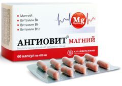 Ангиовит магний капсулы 60 шт. Ангиовит магний капсулы 60 шт.