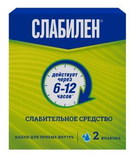 Слабилен 7,5мг/мл 15мл 2 шт. капли для приема внутрь Слабилен 7,5мг/мл 15мл 2 шт. капли для приема внутрь