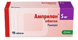 Амприлан 5мг 90 шт. таблетки Амприлан 5мг 90 шт. таблетки