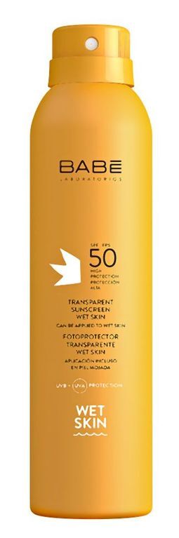 Бабе спрей солнцезащитный прозрачный влагостойкий spf50+ 200мл лаборатория бабе Бабе спрей солнцезащитный прозрачный влагостойкий spf50+ 200мл лаборатория бабе