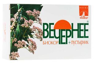 Вечернее Плюс драже Пустырник 120 шт. Биокор