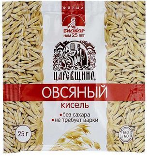 Царевщино кисель Овсяный без сахара 25г Биокор Царевщино кисель Овсяный без сахара 25г Биокор